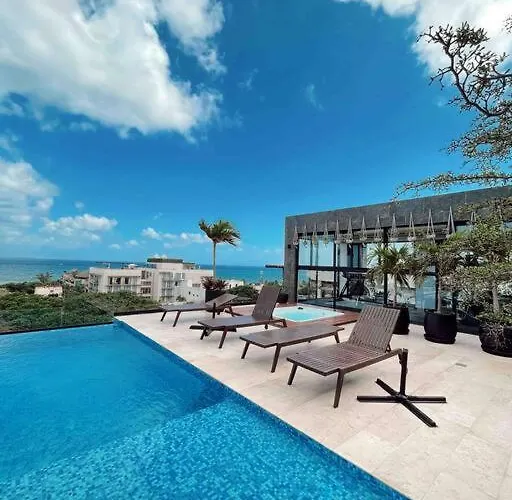 Modern Apartment/jacuzzi/sauna/pool/gym Apartment Playa del Carmen