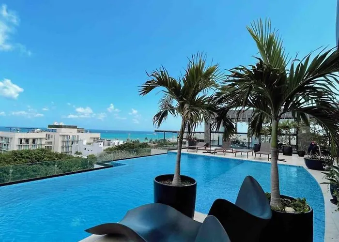 Modern Apartment/jacuzzi/sauna/pool/gym Apartment Playa del Carmen